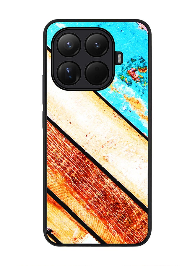 For Xiaomi 15T Pro Case,Slim fit Camera Protection, Shockproof Thin Phone cover  - Wooden Pier